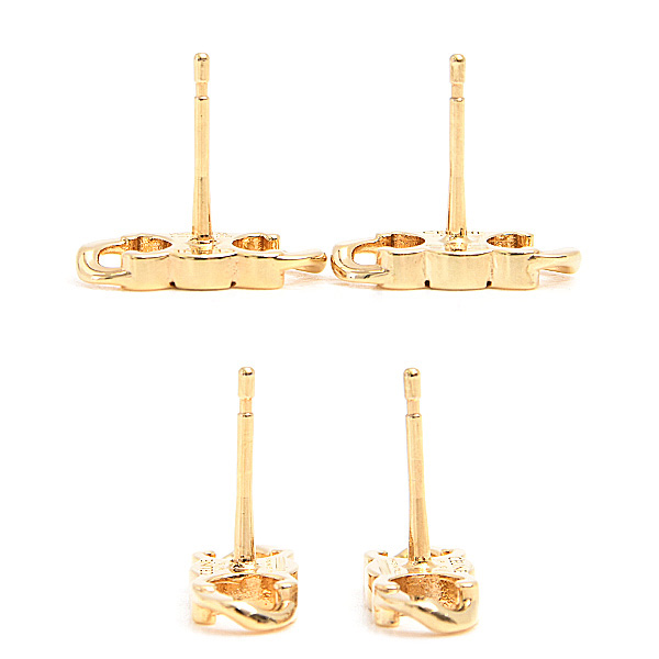 セリーヌ ピアス レディース トリオンフ グルメット スタッズ ゴールドブラス 真鍮 CELINE 460BL6BRA.35OR.TU GP 中古