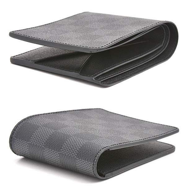 ルイヴィトン 財布 メンズ ダミエグラフィット ポルトフォイユ ミュルティプル 二つ折り札入れ Louis Vuitton N62663 中古