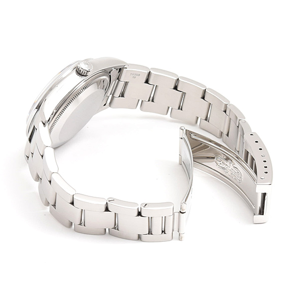 ロレックス 時計 メンズ エアキング F番 自動巻 ブルー文字盤 ステンレス SS ROLEX 14000M 中古