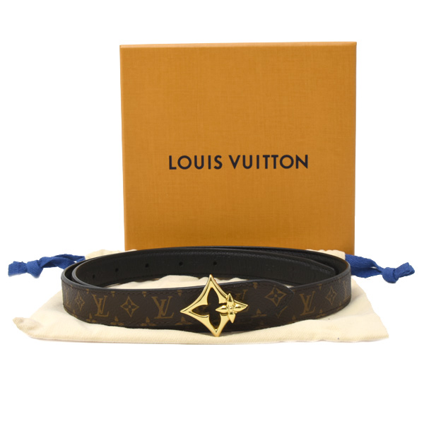 ルイヴィトン 服飾小物 レディース ベルト フラワーグラム 30MM リバーシブル M8373U Louis Vuitton 中古