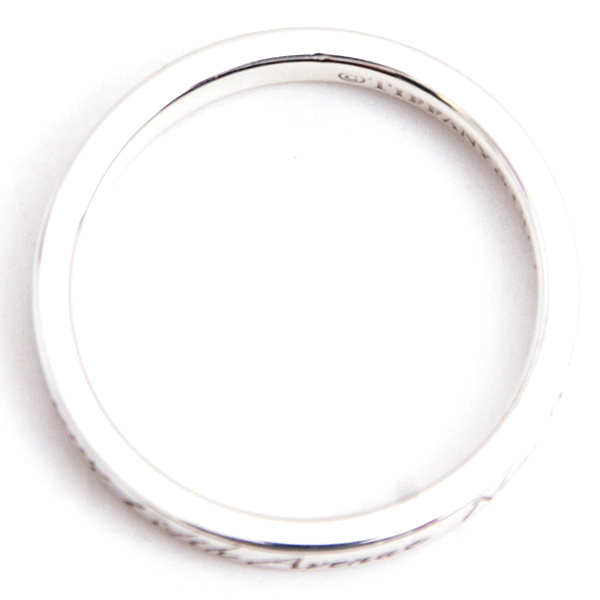 ティファニー 指輪 レディース ノーツ ナロー リング 13号 シルバー TIFFANY SV925 中古