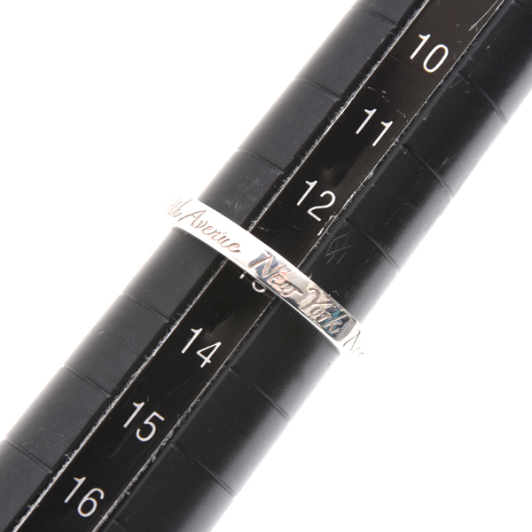 ティファニー 指輪 レディース ノーツ ナロー リング 13号 シルバー TIFFANY SV925 中古