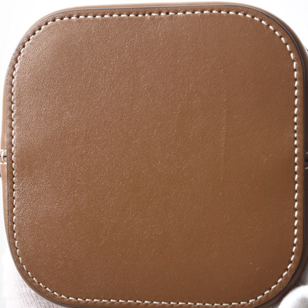 セリーヌ バッグ レディース スモールボックス ショルダーバッグ キュイル トリオンフ カーフ ブラウン CELINE 199263 中古