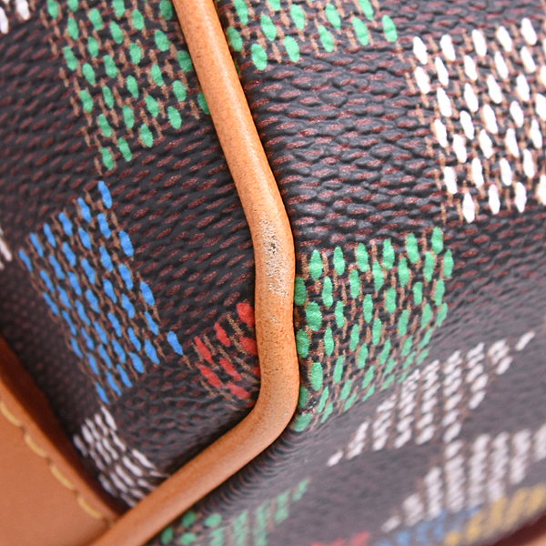 ルイヴィトン バッグ メンズ レディース ダミエ キーポル バンドリエール 25 ファレルウィリアムス ハンドバッグ ショルダーバッグ 2WAY マルチカラー N00148 Louis Vuitton 中古