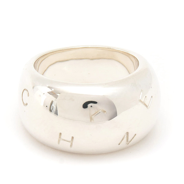シャネル 指輪 レディース ロゴ リング 11号 シルバー CHANEL SV925 中古