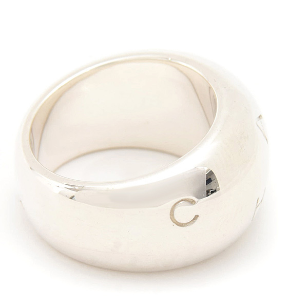 シャネル 指輪 レディース ロゴ リング 11号 シルバー CHANEL SV925 中古
