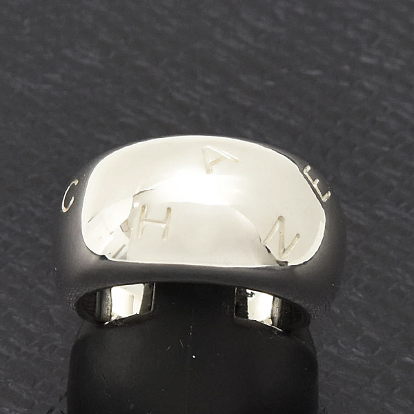 シャネル 指輪 レディース ロゴ リング 11号 シルバー CHANEL SV925 中古