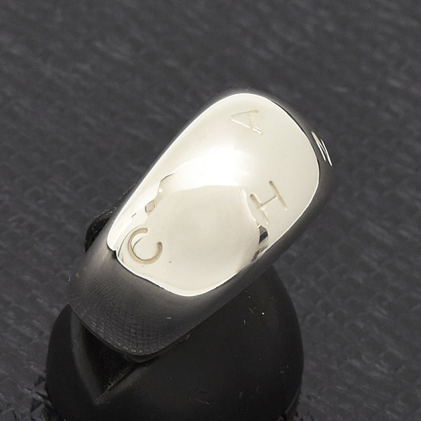 シャネル 指輪 レディース ロゴ リング 11号 シルバー CHANEL SV925 中古