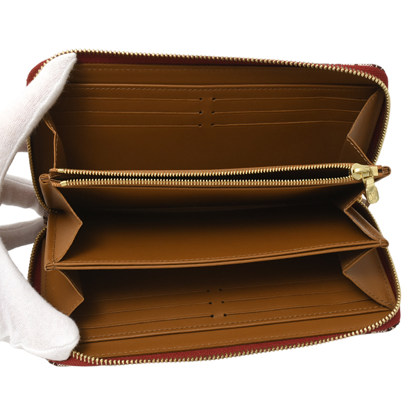 ルイヴィトン 財布 レディース ジッピーウォレット SINCE 1854 ジャカード ボルドー Louis Vuitton M69994 中古