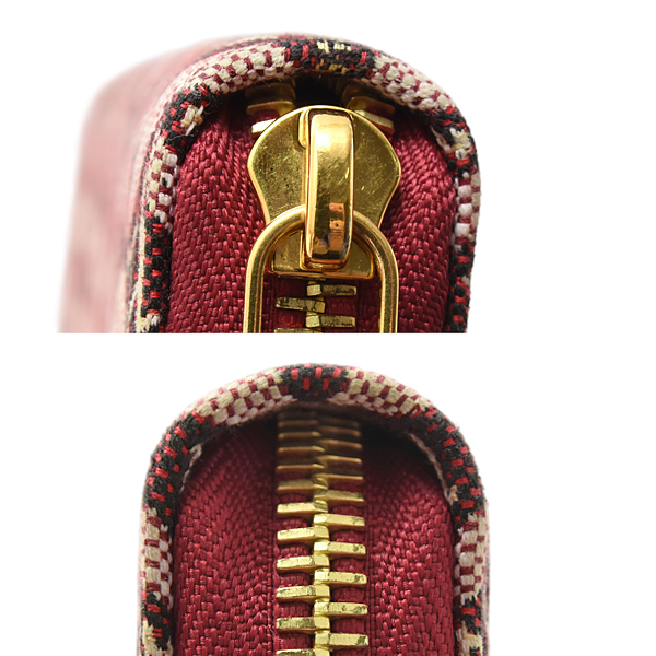 ルイヴィトン 財布 レディース ジッピーウォレット SINCE 1854 ジャカード ボルドー Louis Vuitton M69994 中古