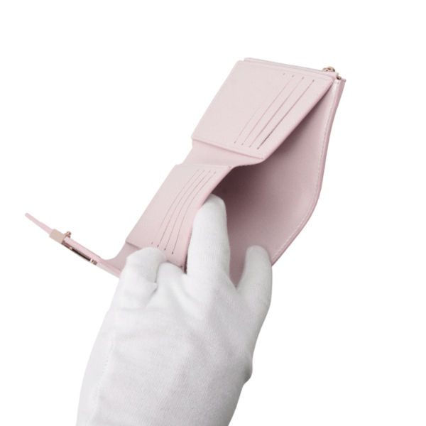 ルイヴィトン Louis Vuitton ポルトフォイユカプシーヌ コンパクト 三つ折り財布 コンパクトウォレット LVバイザプール シェイデッドピンク M83686 中古