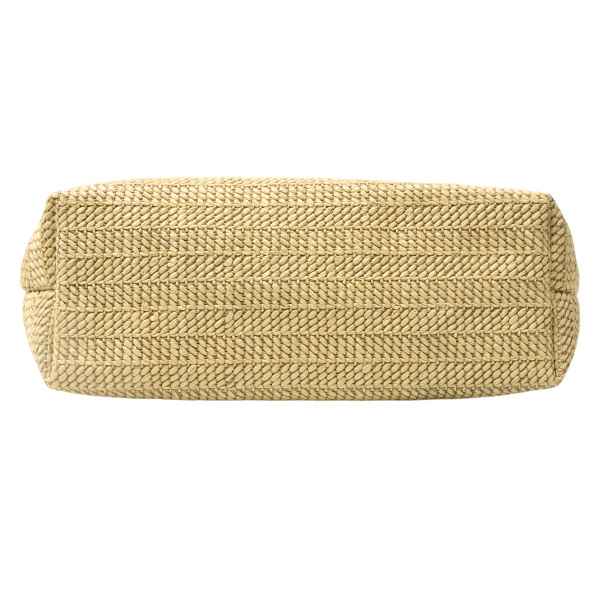 グッチ バッグ レディース パッチ スモール トートバッグ ショルダー ラフィア ブラウン系 GUCCI 779671 中古