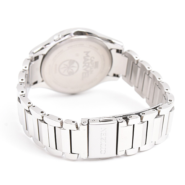 シチズン 時計 メンズ レディース エコドライブ  キャプテンマーベル ソーラー ネイビー文字盤 ステンレス CITIZEN EM0596-58W 中古