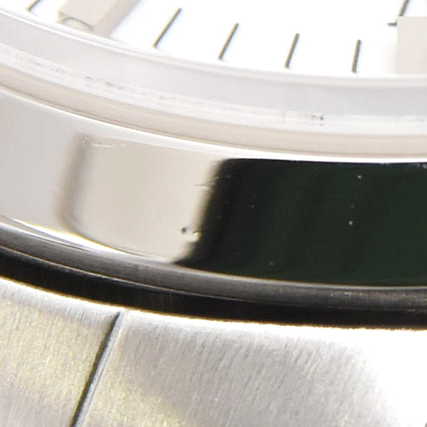 ロレックス 時計 メンズ エアキング ホワイトスモールローマ文字盤 自動巻き U番 ステンレス ROLEX 14000 SS 中古
