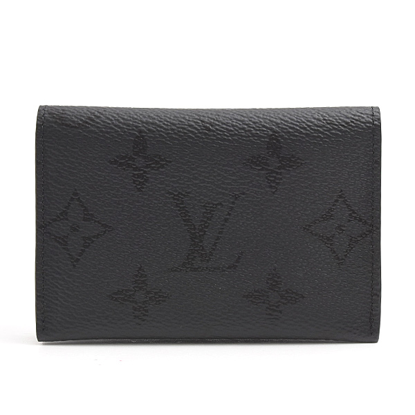 ルイヴィトン カードケース メンズ ポルト カルトスリム モノグラムミッドナイト ブラック Louis Vuitton M26733 中古