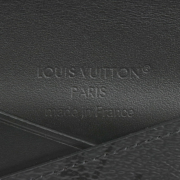 ルイヴィトン カードケース メンズ ポルト カルトスリム モノグラムミッドナイト ブラック Louis Vuitton M26733 中古