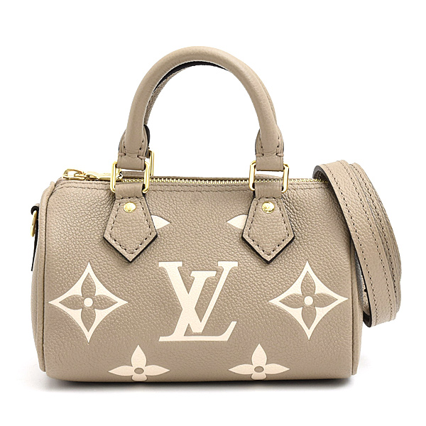 ルイヴィトン バッグ レディース ナノスピーディ ハンドバッグ ショルダーバッグ モノグラムアンプラント Louis Vuitton M82890 未使用展示品
