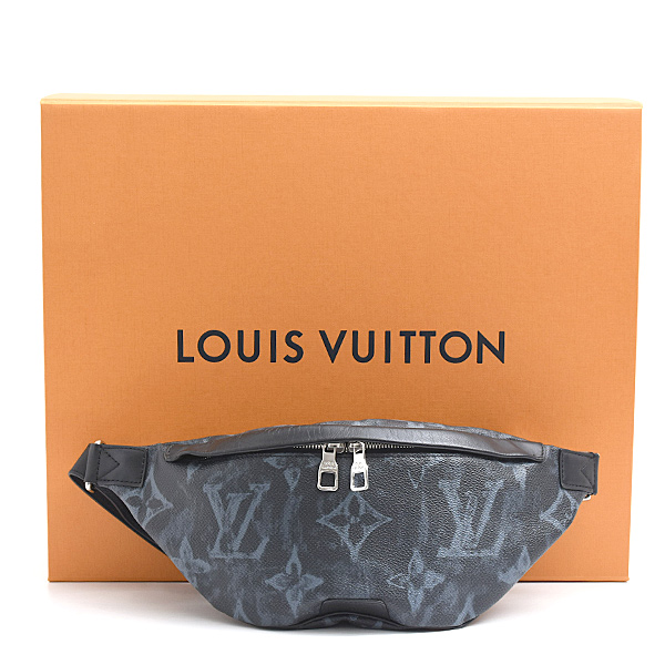 ルイヴィトン バッグ メンズ ディスカバリー バムバッグNM ボディバッグ モノグラムパステル ノワール Louis Vuitton M57276 中古