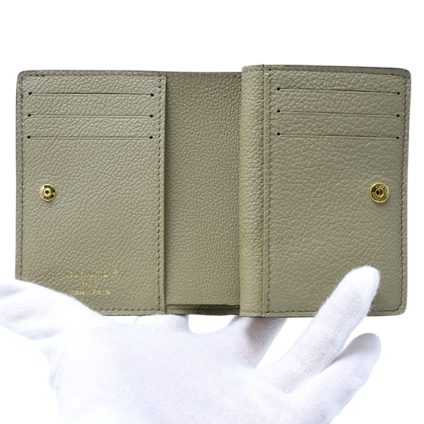 ルイヴィトン 財布 レディース ポルトフォイユクレア モノグラムアンプラント トゥルトレール クレーム LOUIS VUITTON M29452 中古