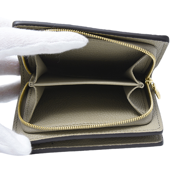 ルイヴィトン 財布 レディース ポルトフォイユクレア モノグラムアンプラント トゥルトレール クレーム LOUIS VUITTON M29452 中古