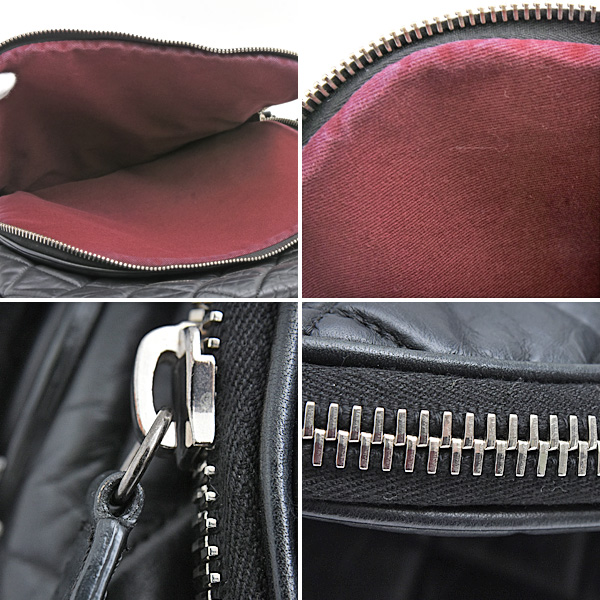 シャネル バッグ レディース マトラッセ コココクーン ショルダーバッグ レザー ブラック 本革 COCO COCOON CHANEL 中古