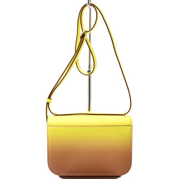 ロエベ バッグ レディース ゴヤ スモール ショルダーバッグ レザー イエローグラデーション LOEWE 中古