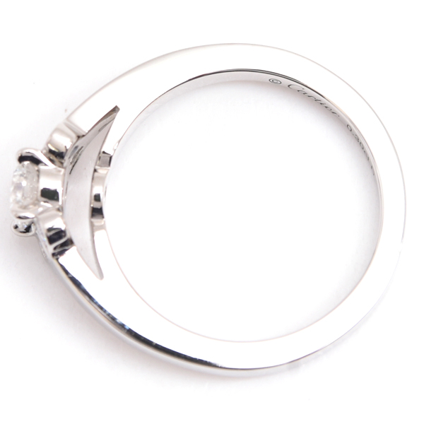 カルティエ 指輪 レディース バレリーナ ダイヤ リング D0.30ct 49号 プラチナ Cartier PT950 中古