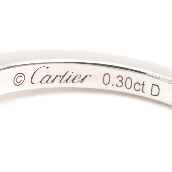 カルティエ 指輪 レディース バレリーナ ダイヤ リング D0.30ct 49号 プラチナ Cartier PT950 中古