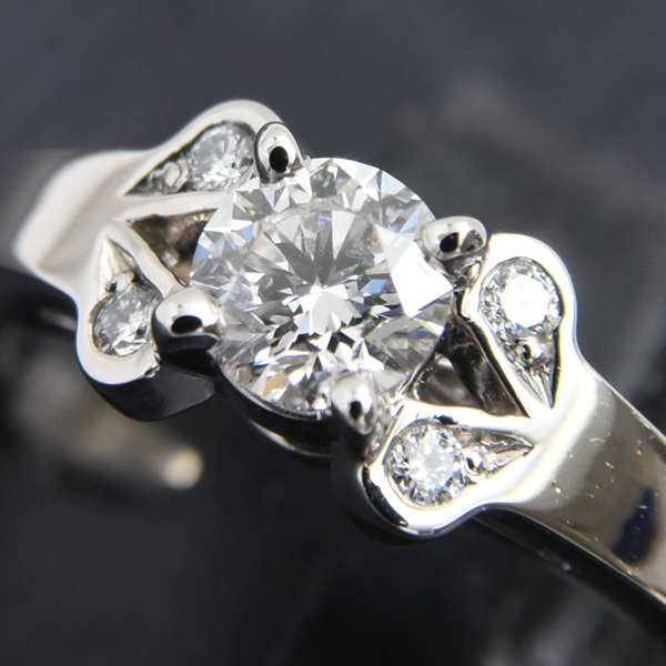 カルティエ 指輪 レディース バレリーナ ダイヤ リング D0.30ct 49号 プラチナ Cartier PT950 中古