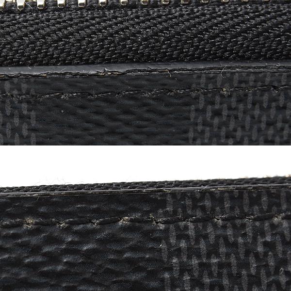 ルイヴィトン 財布 メンズ ダミエグラフィット ジッピー ドラゴンヌ 長財布 クラッチバッグ Louis Vuitton N60379 中古