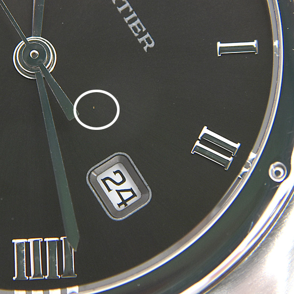 カルティエ 時計 パンテール クーガー ゴドロン LM ブラック文字盤 電池式 メンズ レディース ステンレス Cartier W35016F8 中古