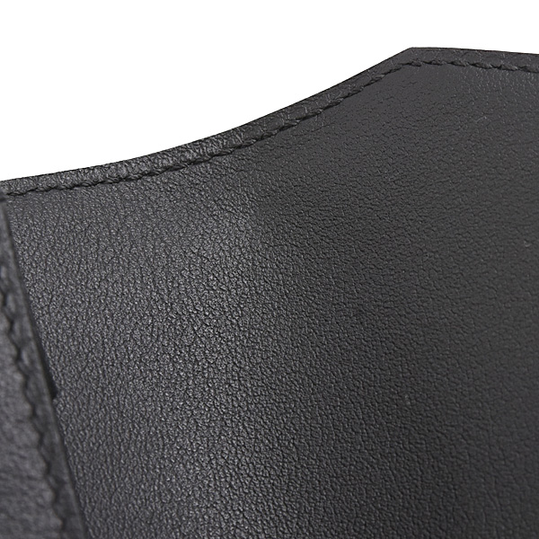 エルメス バッグ レディース メンズ エランポケット24 ウエストバッグ W刻 ヴォースイフト ブラック HERMES 中古