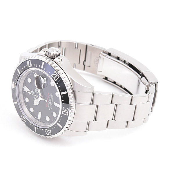 ロレックス 時計 メンズ シードゥエラー ランダム 自動巻 ブラック文字盤 ステンレス ROLEX 126600 SS 中古