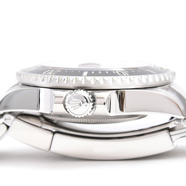ロレックス 時計 メンズ シードゥエラー ランダム 自動巻 ブラック文字盤 ステンレス ROLEX 126600 SS 中古