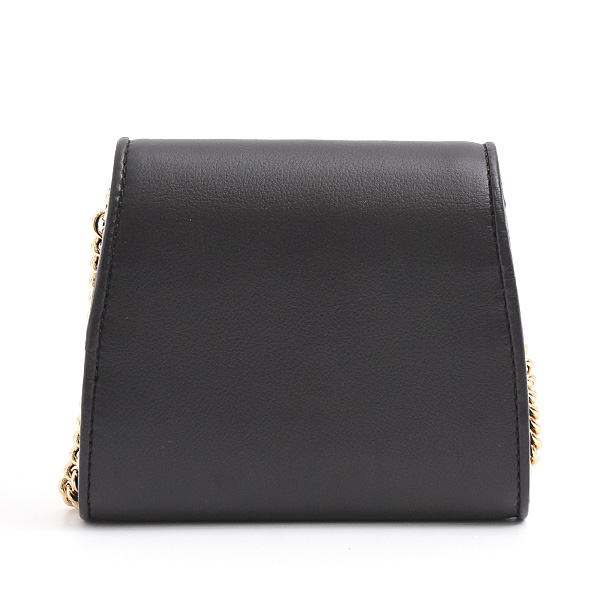 グッチ バッグ レディース ブロンディ ミディアム チェーンウォレット ショルダーバッグ カーフ ブラック GUCCI 725219 中古