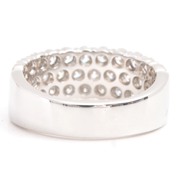 ダイヤモンド 指輪 レディース パヴェダイヤモンド リング D2.04ct 14号 プラチナ ノンブランド PT900 中古