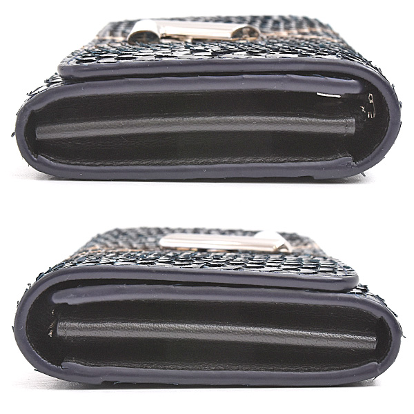 ルイヴィトン 財布 レディース エキゾチック ポルトフォイユ ツイスト パイソン ブルー系 ロングウォレット 蛇革 Louis Vuitton 中古