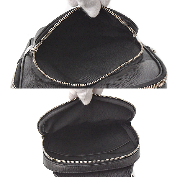ルイヴィトン バッグ メンズ タイガ アヴェニュー スリングバッグ ショルダーバッグ ボディバッグ ノワール M30863 Louis Vuitton 中古