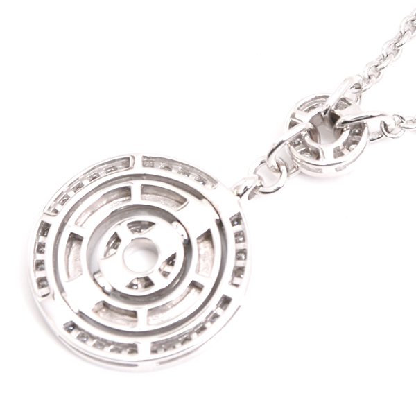 ブルガリ ネックレス レディース アストラーレ チェルキ ダイヤ ネックレス ホワイトゴールド BVLGARI 750WG 中古