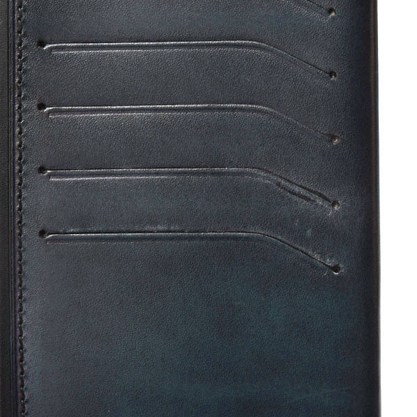 ベルルッティ 財布 メンズ エスパス エン スクリット カリグラフィ 長財布 レザー ネイビー Berluti 中古