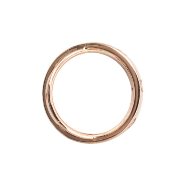 カルティエ 指輪 ビーラブ リング 4Pダイヤモンド 52サイズ 12.5号 ピンクゴールド 750PG Cartier 中古