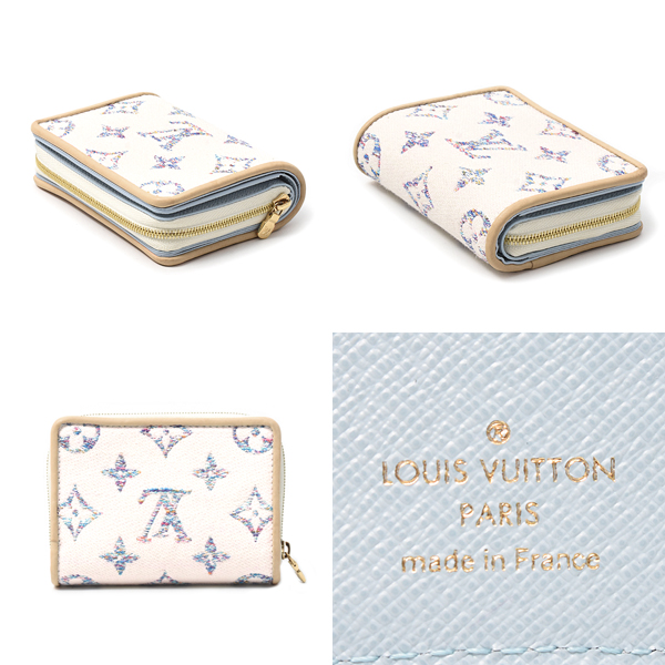 ルイヴィトン 財布 レディース モノグラムジャガード ポルトフォイユ ルー 二つ折り財布 キャンバス マルチカラー M83500 Louis Vuitton 中古
