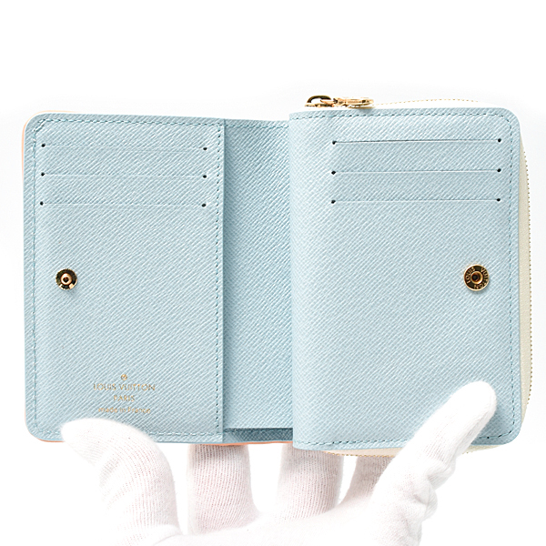 ルイヴィトン 財布 レディース モノグラムジャガード ポルトフォイユ ルー 二つ折り財布 キャンバス マルチカラー M83500 Louis Vuitton 中古