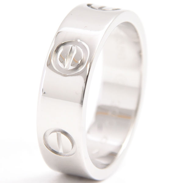 カルティエ 指輪 レディース ラブリング 52号 プラチナ Cartier PT950 中古