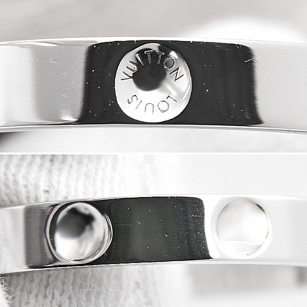 ルイヴィトン 指輪 メンズ リング アリアンス アンプラント 1Pダイヤ 刻印サイズ70 実測29号程 プラチナ Louis Vuitton Q9F01F PT950 中古