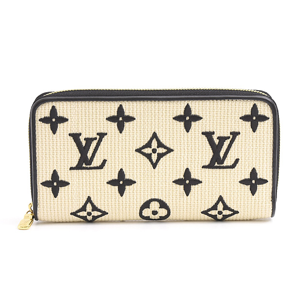 ルイヴィトン 財布 レディース ジッピーウォレット 長財布 モノグラム LVバイザプール アイボリー M82529 Louis Vuitton 中古