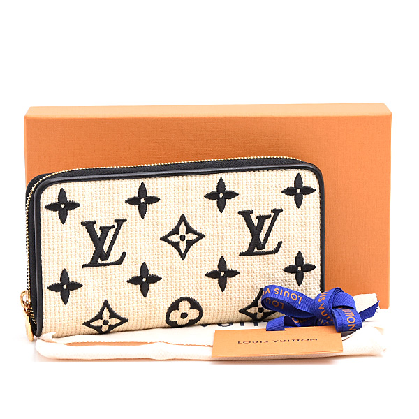 ルイヴィトン 財布 レディース ジッピーウォレット 長財布 モノグラム LVバイザプール アイボリー M82529 Louis Vuitton 中古