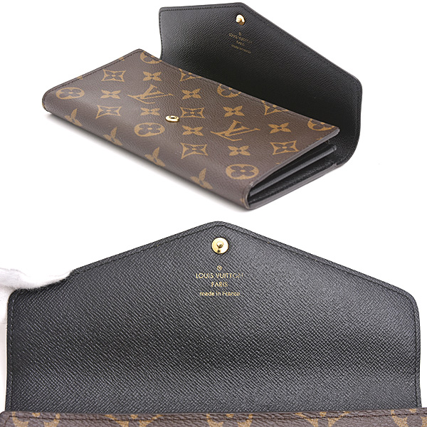 ルイヴィトン 財布 レディース ポルトフォイユ サラ モノグラム ジャイアント リバース ロングウォレット Louis Vuitton M80726 中古