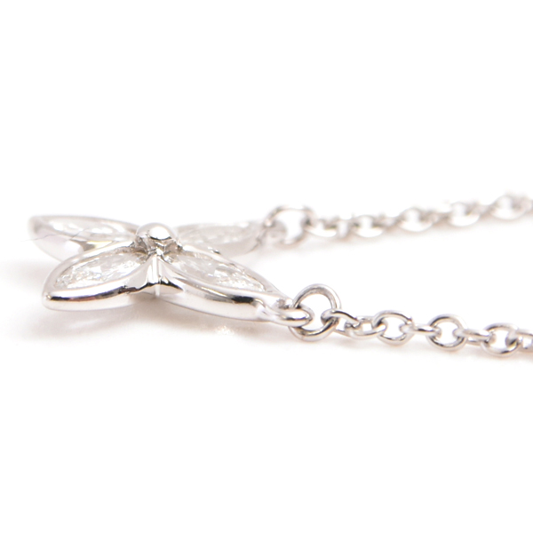 ティファニー ネックレス レディース ビクトリア ダイヤモンド ネックレス プラチナ TIFFANY PT950 中古