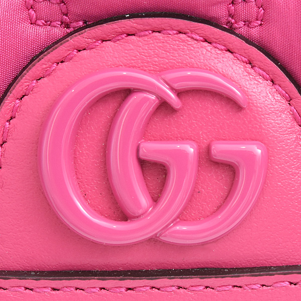 グッチ バッグ レディース ミニ ショルダーバッグ GGマトラッセ 3WAY ピンク系 マゼンダ GUCCI 723777 中古